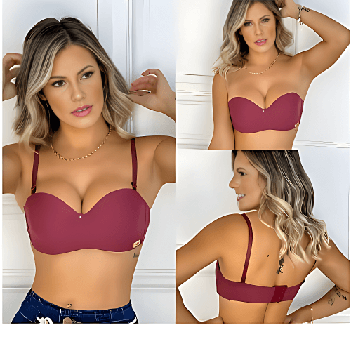 Sutiã tomara que caia em microfibra, versátil e confortável.